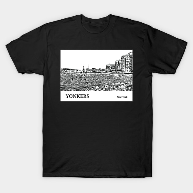 Yonkers - New York T-Shirt by Lakeric